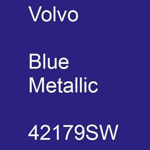 Volvo, Blue Metallic, 42179SW.